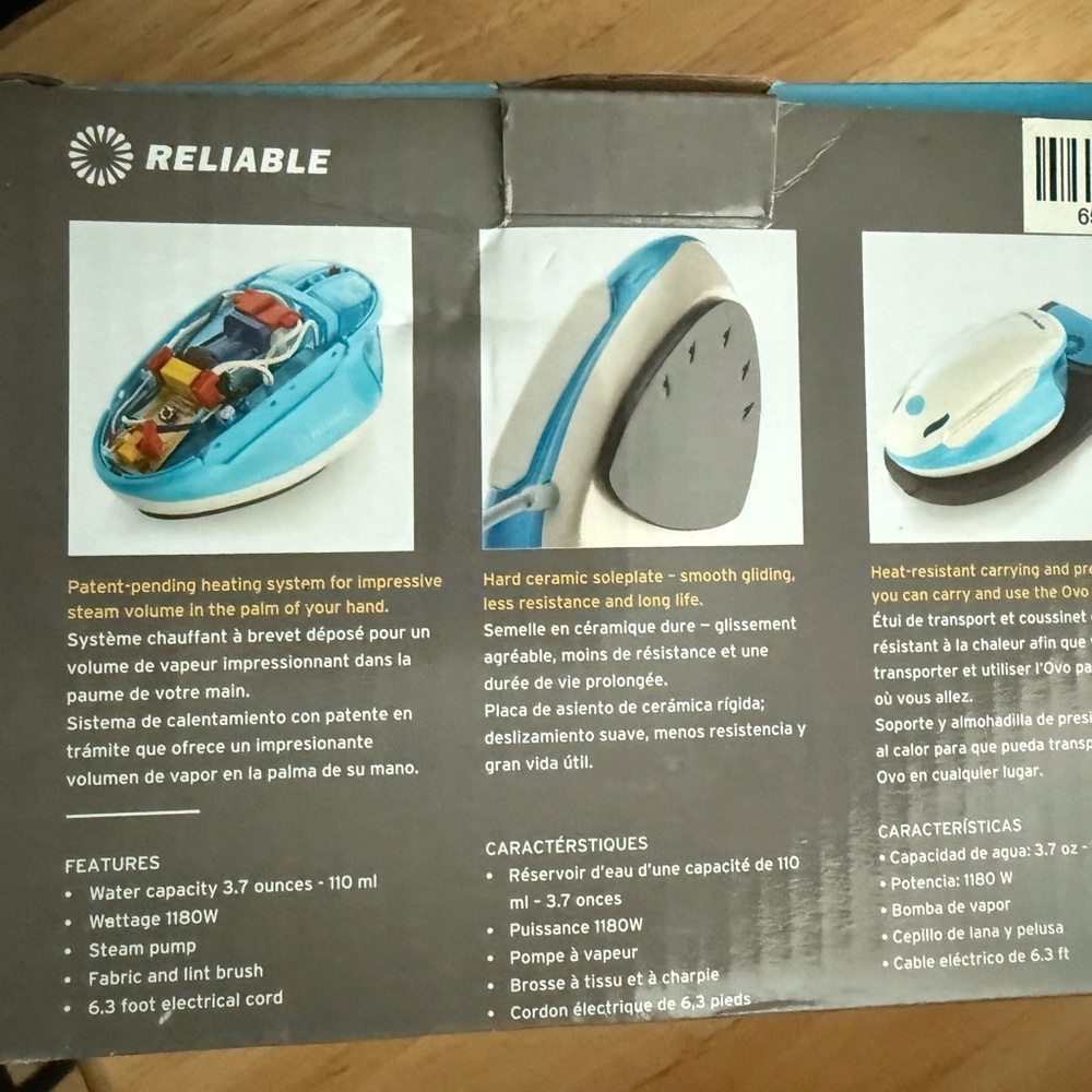 Travel Iron & Garment Steamer - Picture 2 of 5